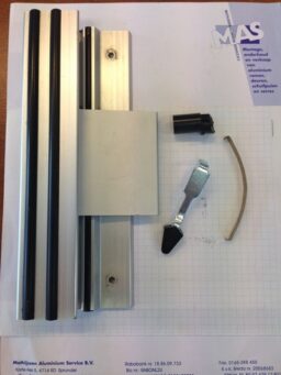 Aluminium greep onderdelen (Eland Brandt)